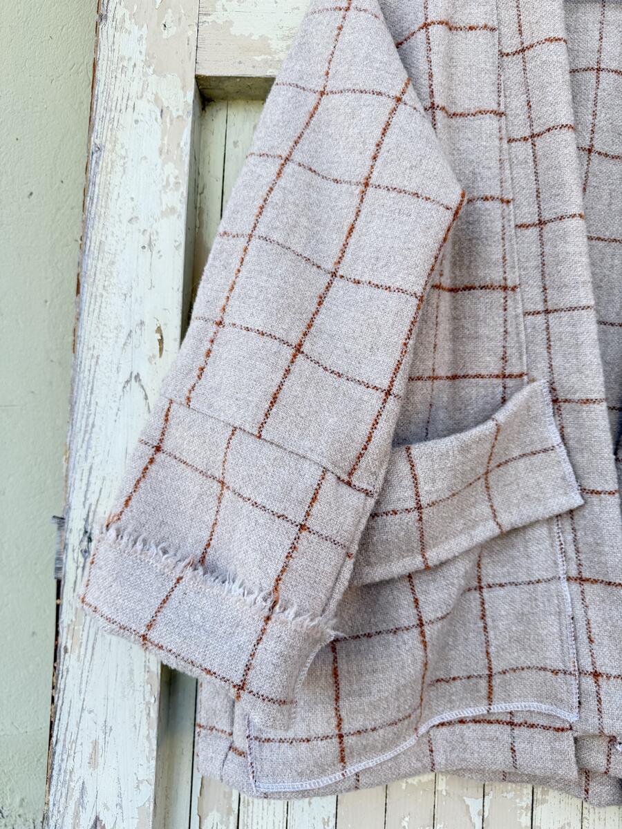 Giacca Kimono con quadri