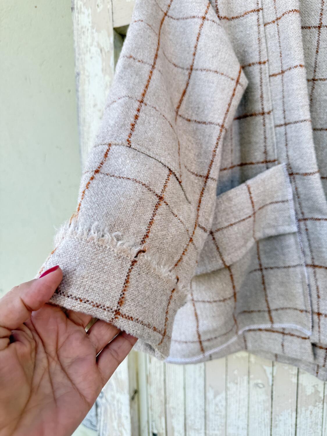 Giacca Kimono con quadri