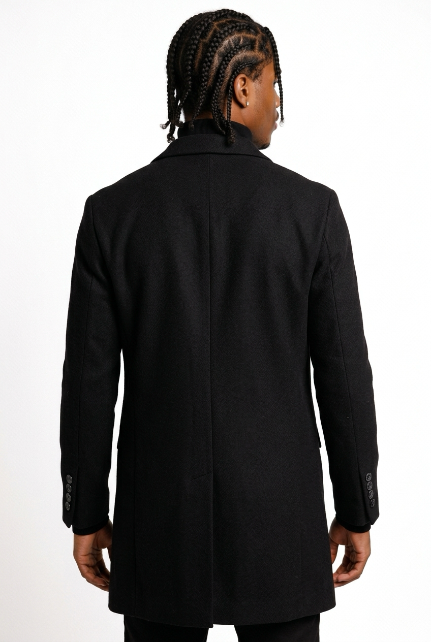Gianni Lupo Cappotto Nero 