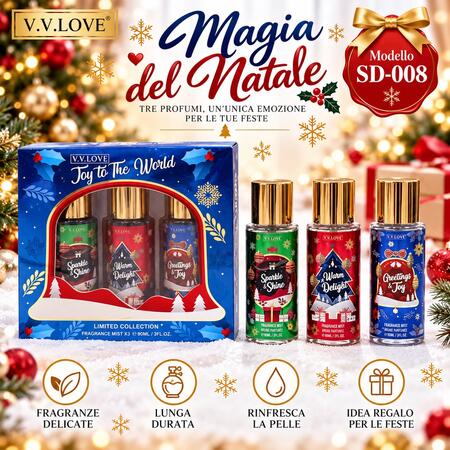 V.V.Love Toy To The World Fragranze Mist Da 90 ml [Conf. da 6 pezzi]