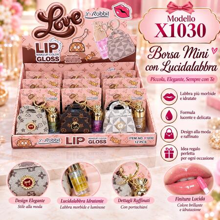 X-Rabbit Make Up Color Lip Gloss [Conf. da 12 pezzi]