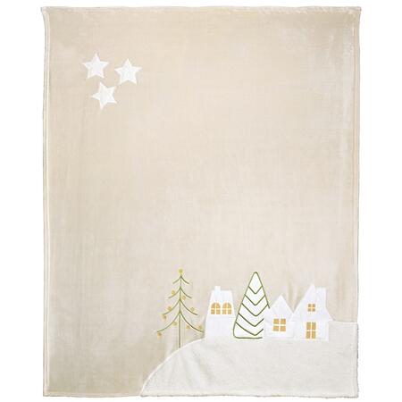Wald Plaid “Casine” in Flannel 140x170 cm — Stelle e Villaggio Innevato