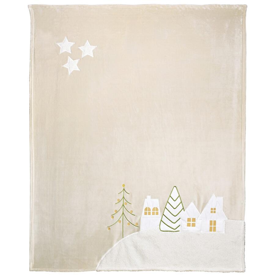 Wald Plaid “Casine” in Flannel 140x170 cm — Stelle e Villaggio Innevato