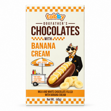 Tabby father's hotdog banana 40gr
