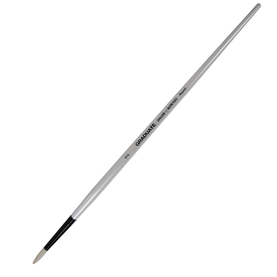 Pennello Graduate in Setola Naturale Tondo Lungo Manico Lungo DALER ROWNEY - conf. 3 pz