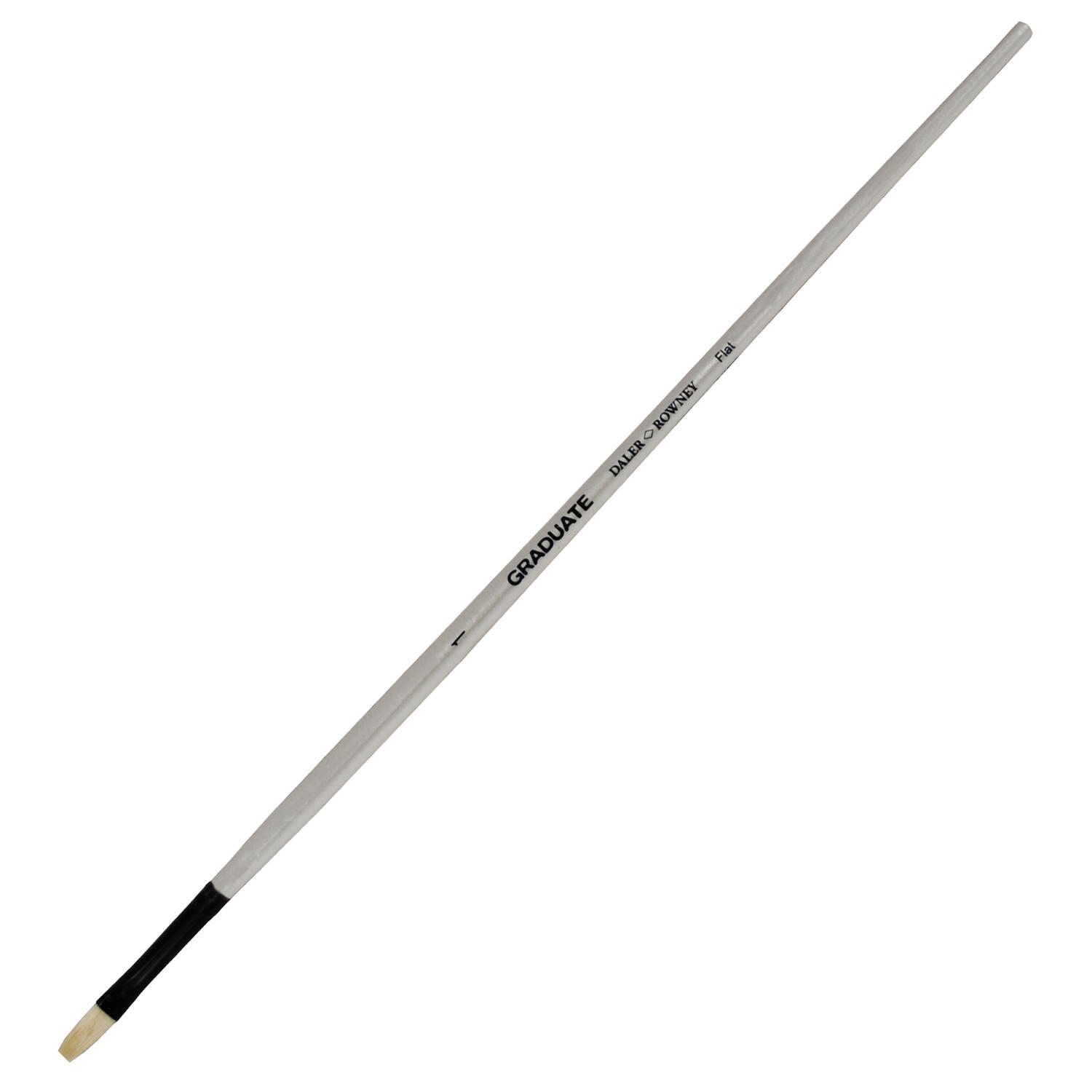Pennello Graduate in Setola Naturale Piatto Lungo Manico Lungo DALER ROWNEY - conf. 3 pz