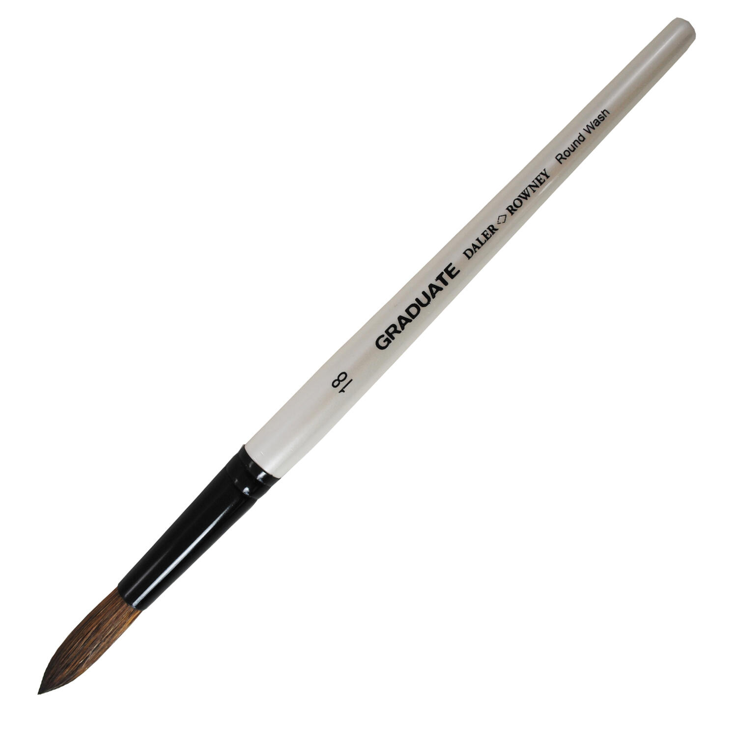 Pennello Graduate in Pelo di Pony Tondo Manico Corto DALER ROWNEY - conf. 3 pz