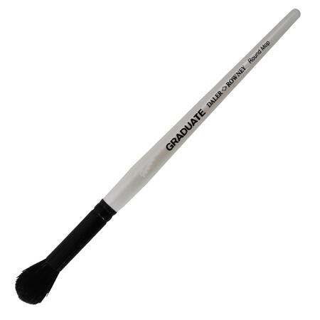 Pennello Graduate in Pelo di Capra Scuro Bombasino Manico Corto DALER ROWNEY - conf. 3 pz
