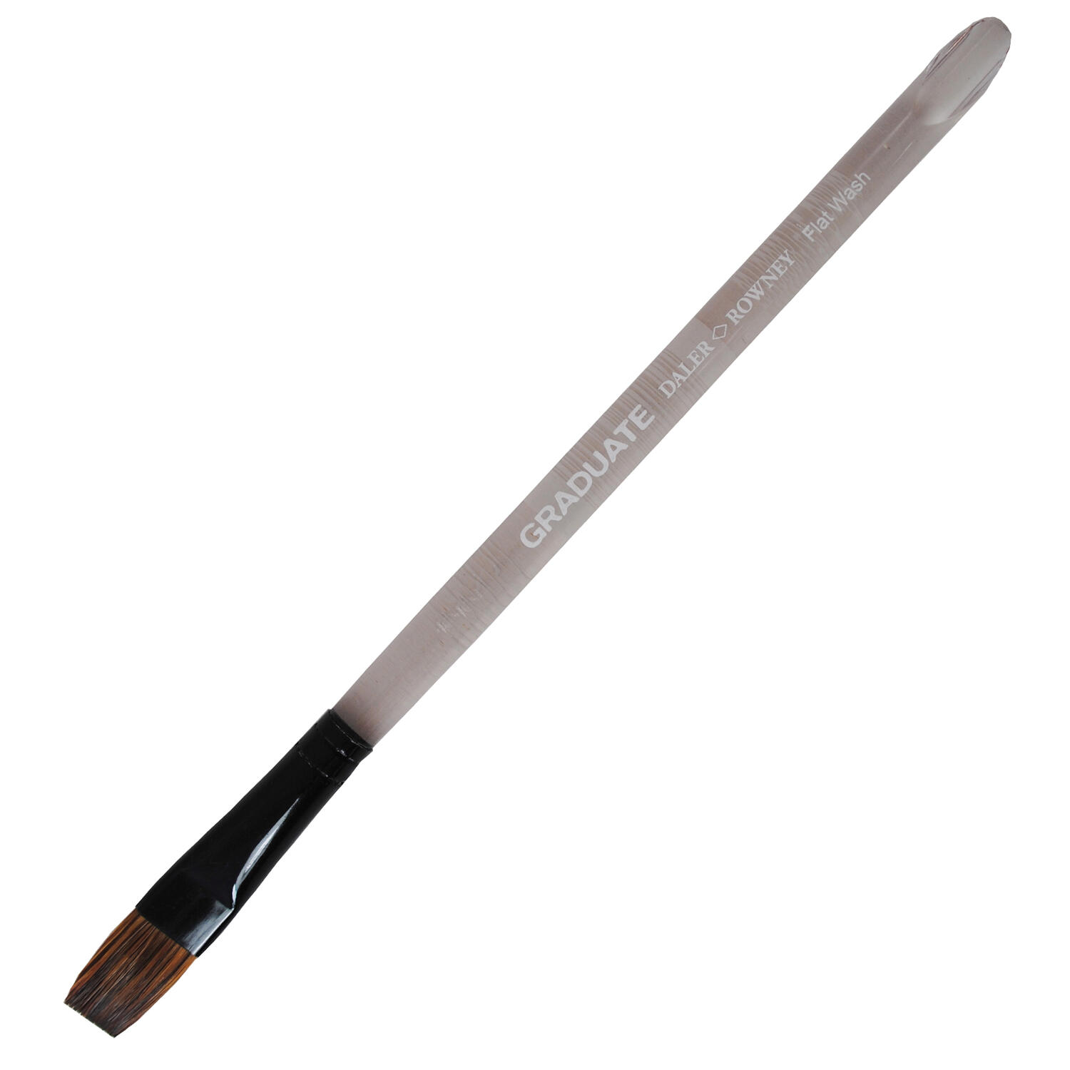 Pennello in Pelo di Pony Piatto Quadrato Graduate n. 3/4 Manico Corto DALER ROWNEY - conf. 3 pz