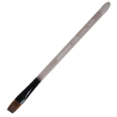 Pennello in Pelo di Pony Piatto Quadrato Graduate n. 3/4 Manico Corto DALER ROWNEY - conf. 3 pz