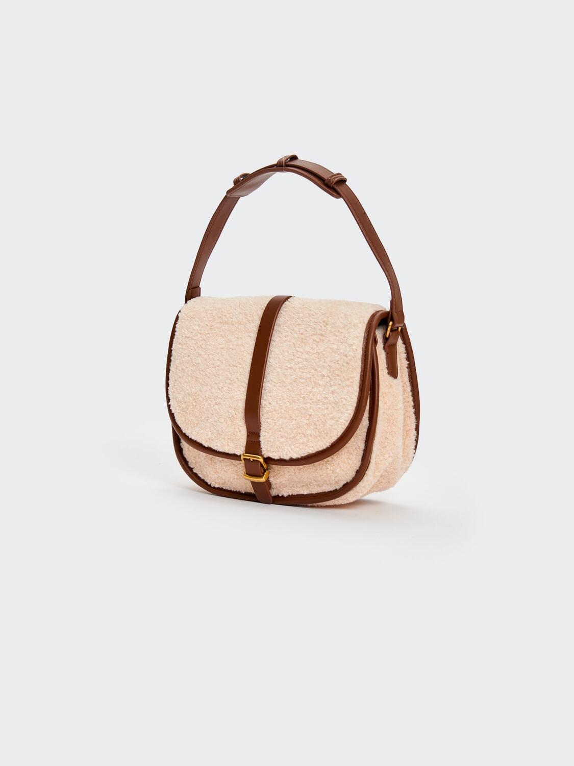Vicolo Borsa Winnie Hobo Beige/Marrone