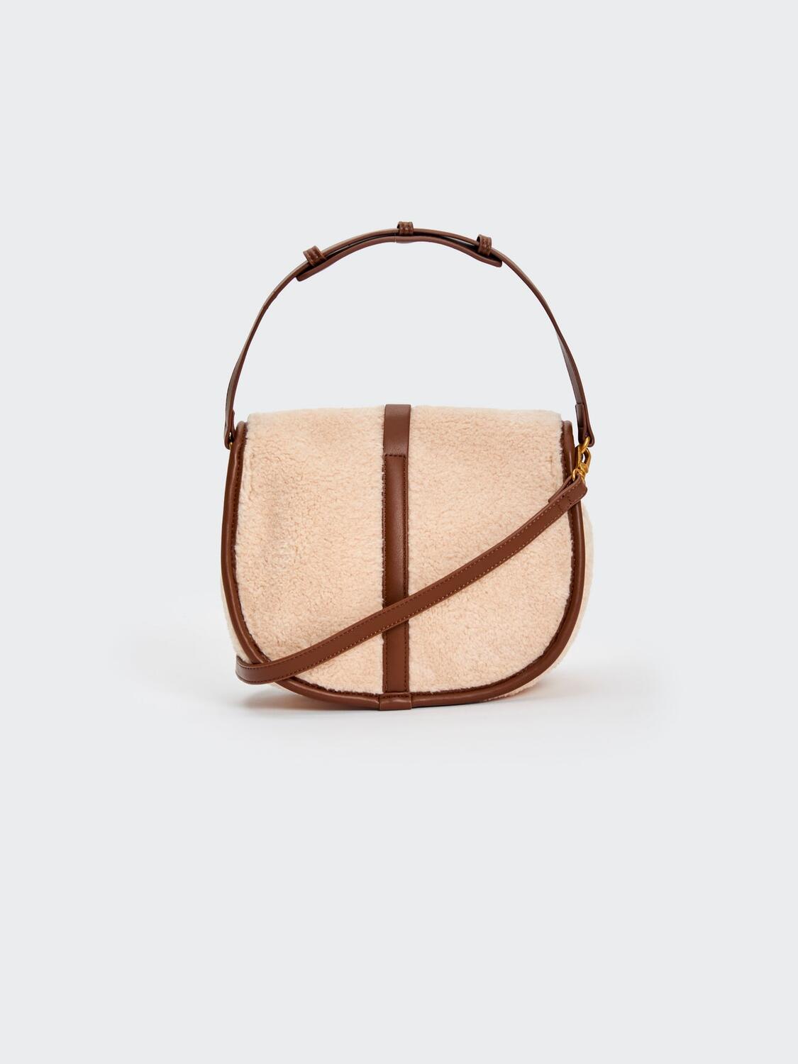 Vicolo Borsa Winnie Hobo Beige/Marrone