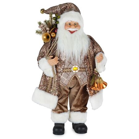 Henriette Babbo Natale con Campane H.60 cm — Santa Collection