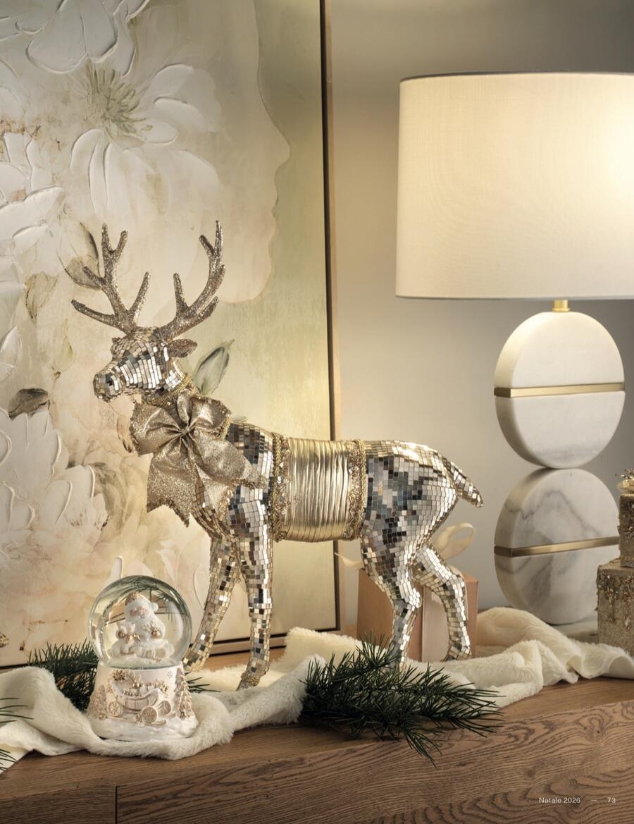Henriette Renna Decorativa a Mosaico Oro, Collezione Riflessi Gold, 43x51h cm