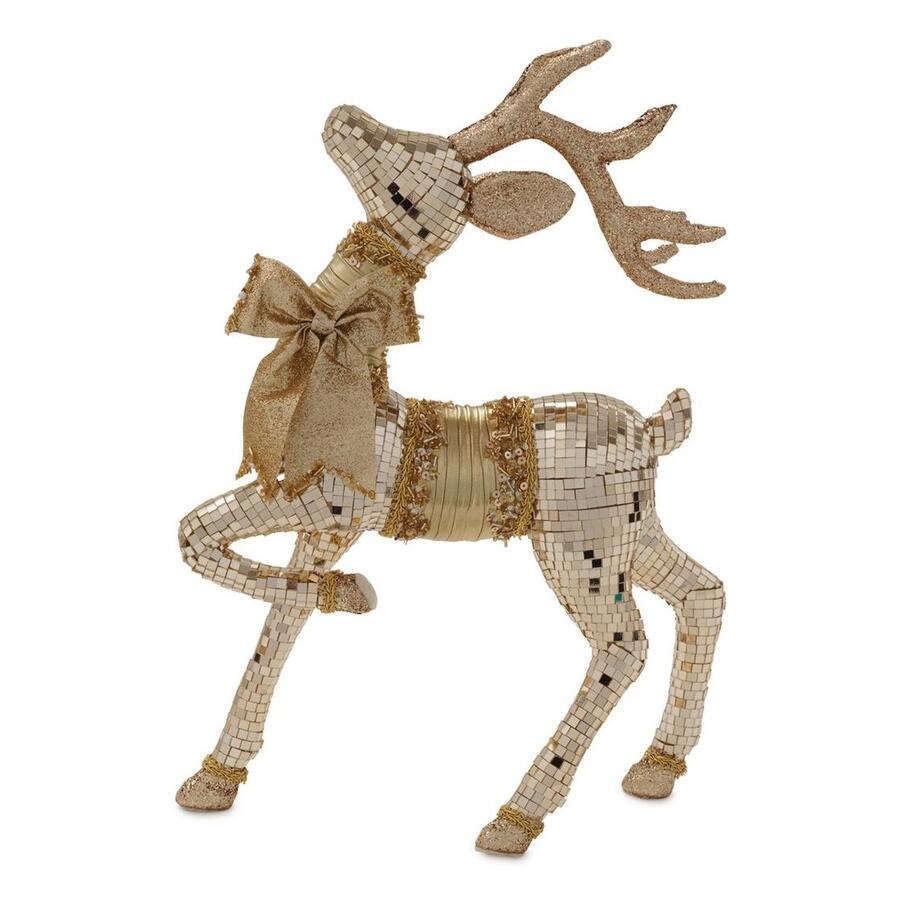 Henriette Renna Decorativa a Mosaico Oro, Collezione Riflessi Gold, 30x41h cm