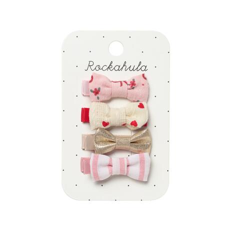 Set 4 Mini Fermagli con Fiocchi Fantasia - Rockahula Kids