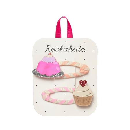 Fermagli Jelly e Cupcake Rosa - Rockahula Kids