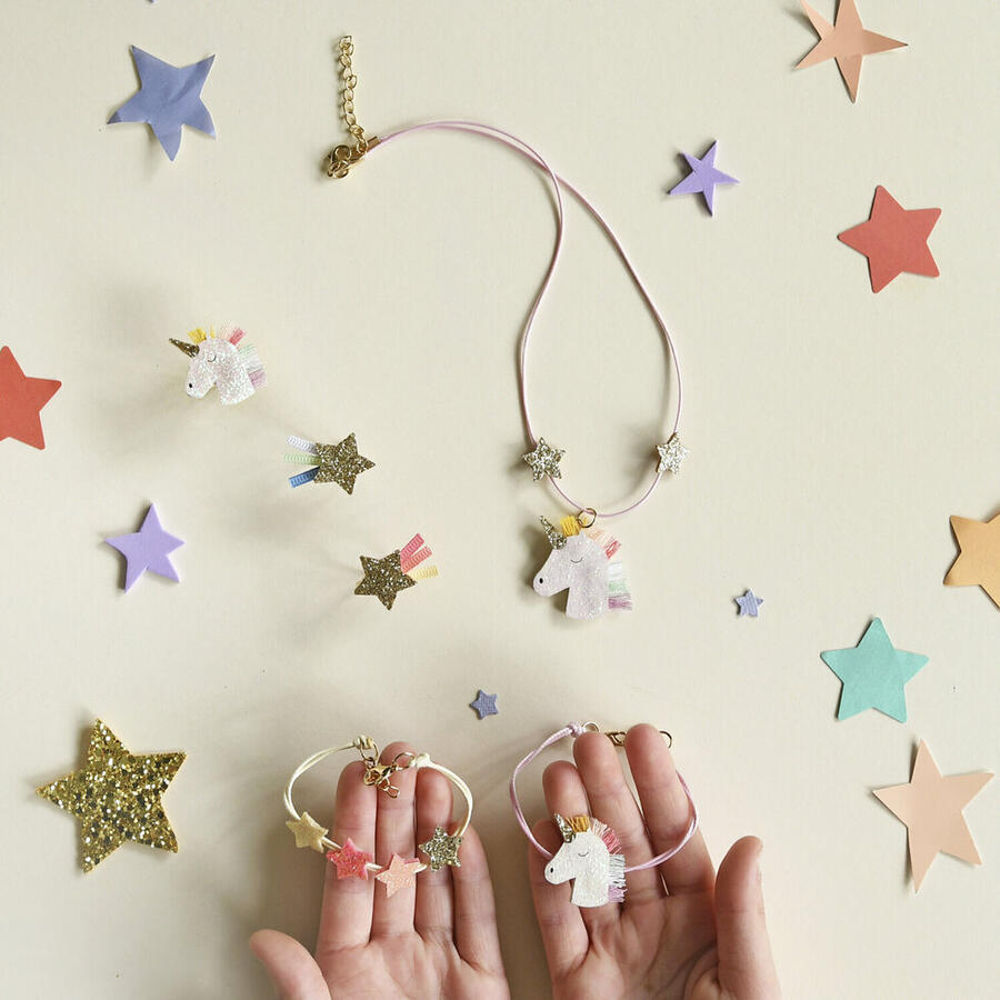 Set 2 Braccialetti Unicorno Arcobaleno - Rockahula Kids