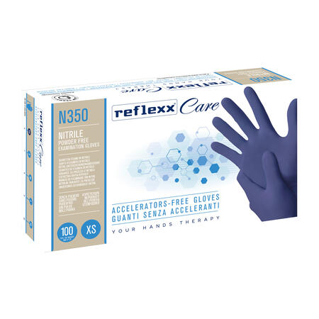 Guanti in Nitrile Ipoallergenici N350 Senza Acceleranti REFLEXX - conf. 1000 pz