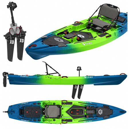 Kayak da pesca a pedali Vibe SHEARWATER 125 X-Drive - 381 cm