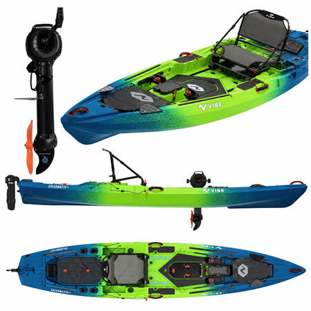 Kayak da pesca a pedali Vibe SHEARWATER 125 Impulse Drive - 381 cm