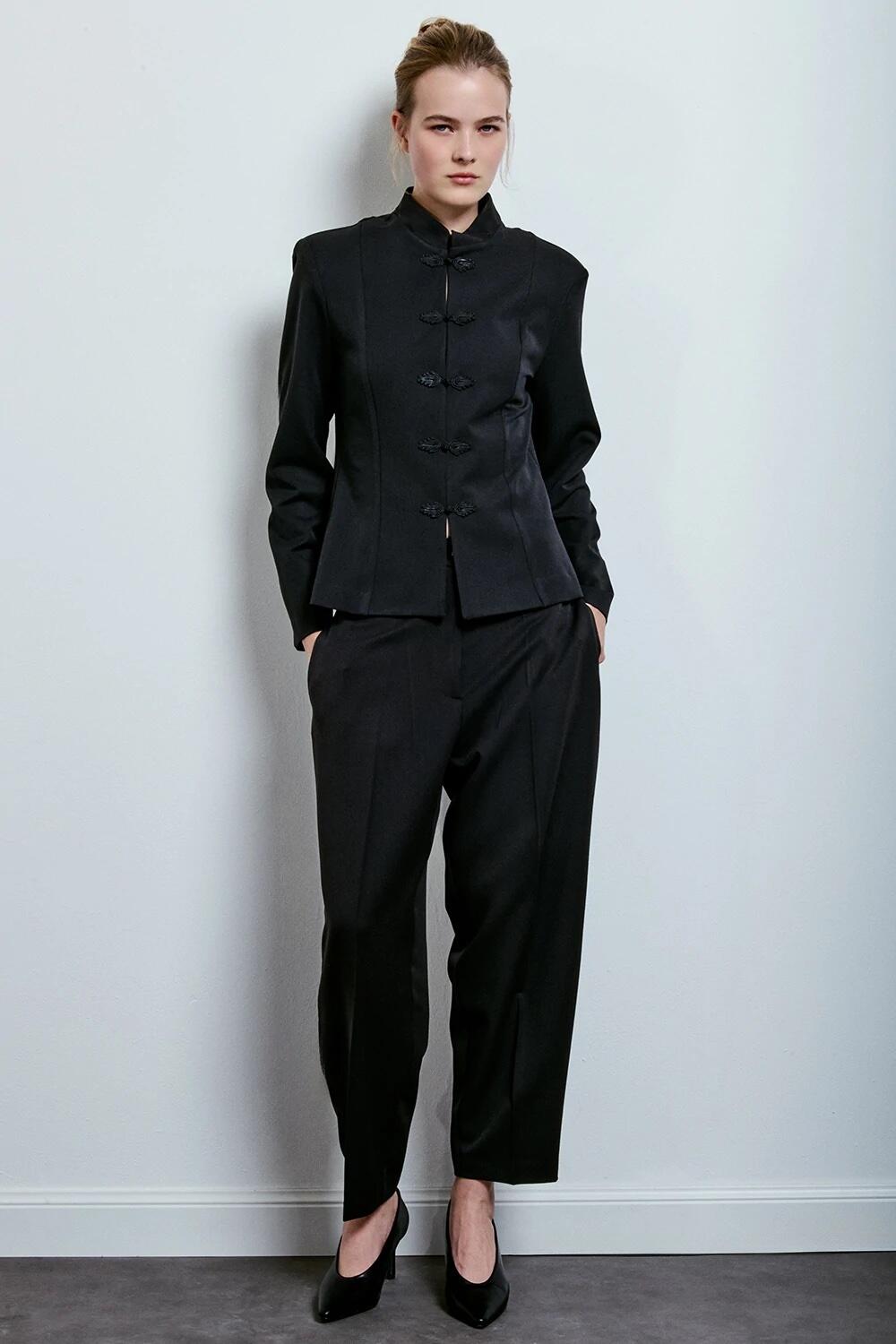 Two Way Pantalone Barrel Nero