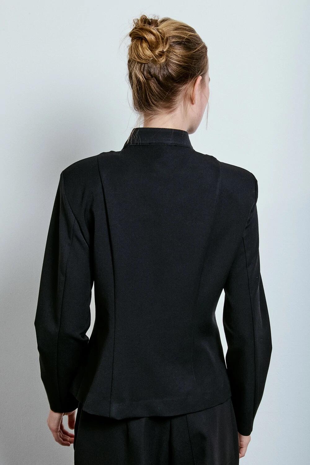 Two Way Giacca Fit Con Alamari Nero