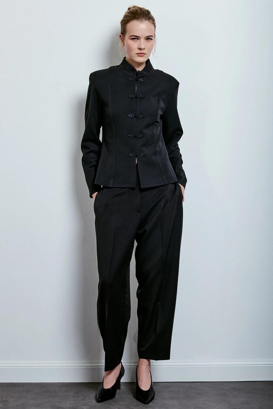 Two Way Giacca Fit Con Alamari Nero