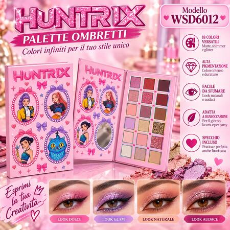 Paletta Ombretto Huntrix [Conf. da 12 pezzi]