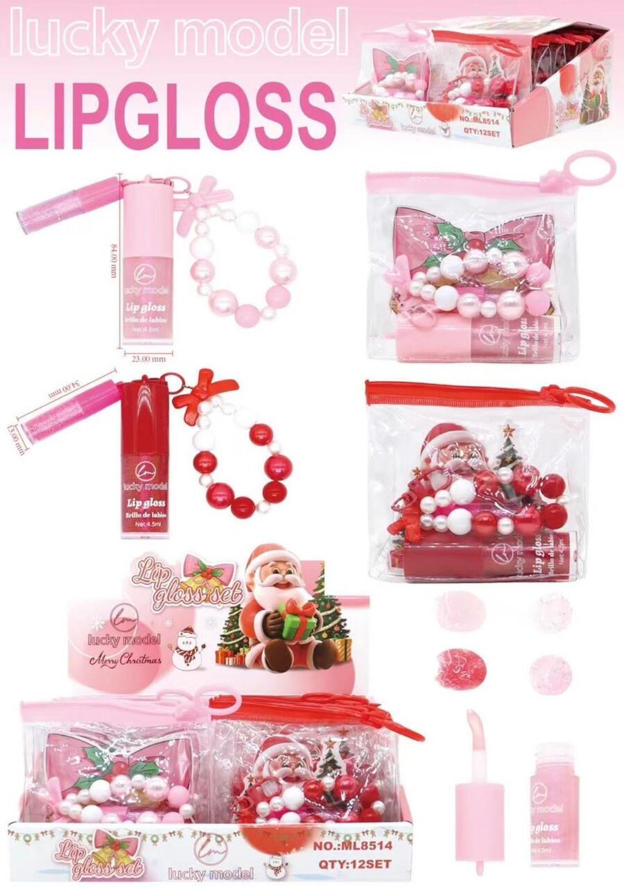 Lucky Model LipGloss Merry Christmas [Conf. da 12 pezzi]