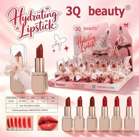 3Q Beauty Hydrating Lipstick Con Codino [Conf.da 24 pezzi]