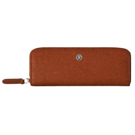Astuccio Portapenne con Zip in Vera Pelle Saffiano CROSS