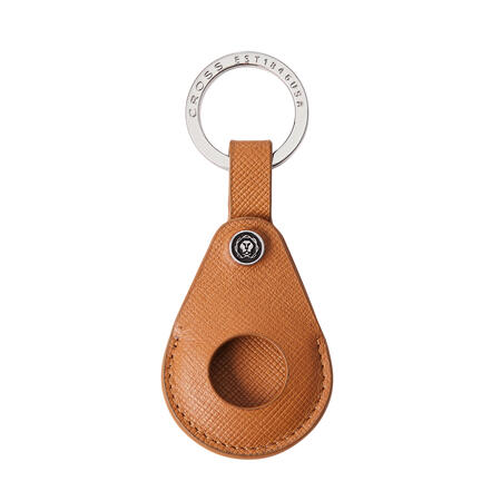 Portachiavi per Smart Tracker in Vera Pelle Saffiano CROSS