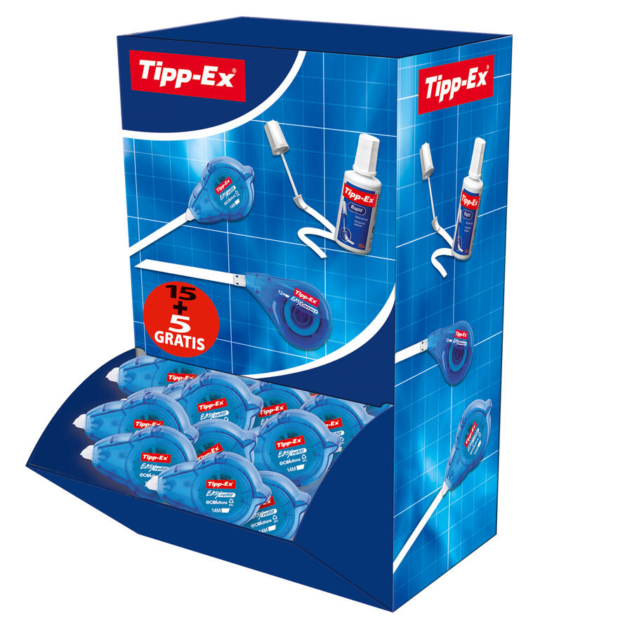 Ricarica Correttore a Nastro Easy Refill 4,2 mm × 14 m TIPP-EX - conf. 10 pz