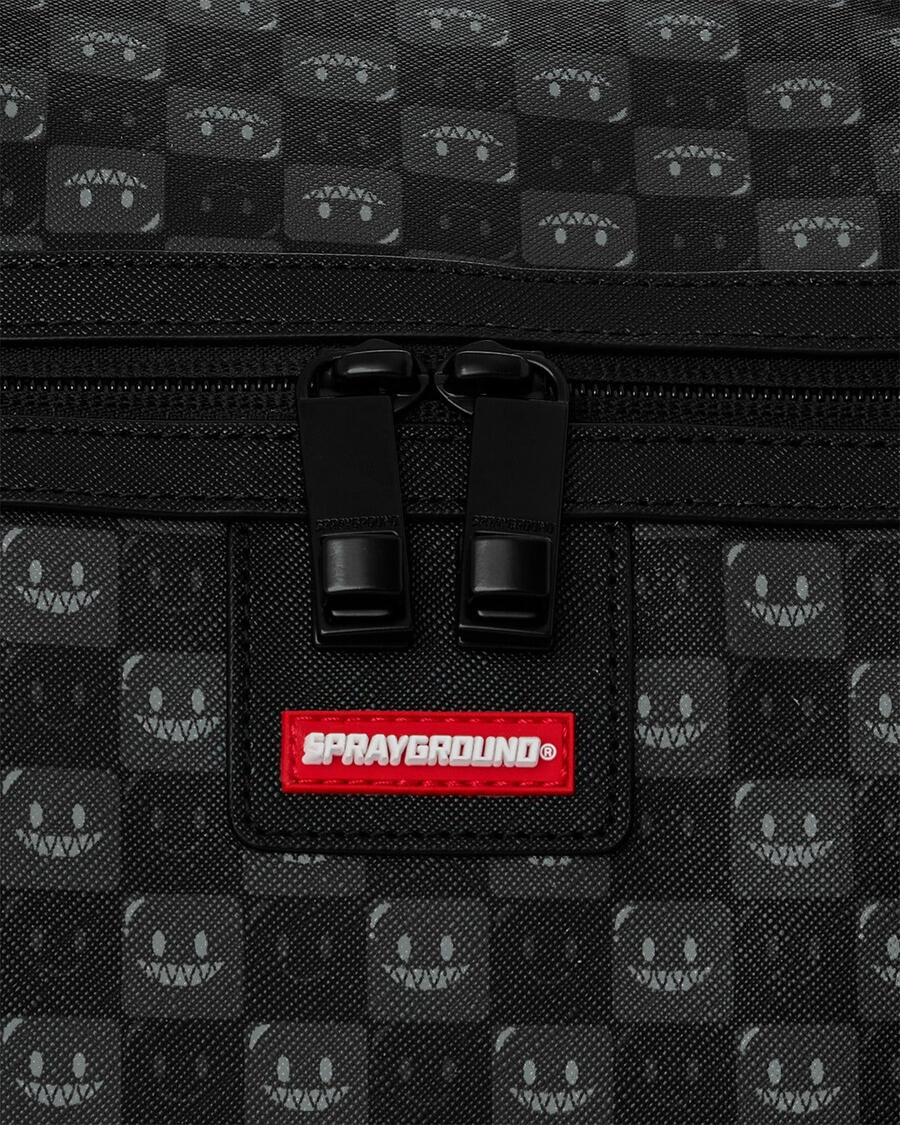 Sharks In Paris Wtf Bubbly Black Check Duffle
