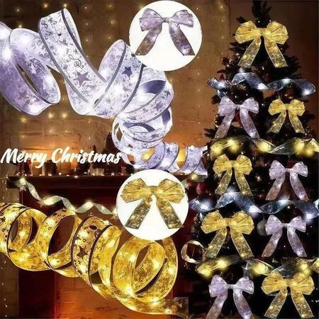 Nastro Luminoso natalizio 100 LED Filo di Rame Luci per Albero di Natale\feste\eventi 5mt