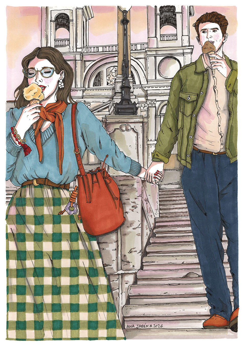 ANA JAREN, STAMPA ARTISTICA: Piazza de Spagna
