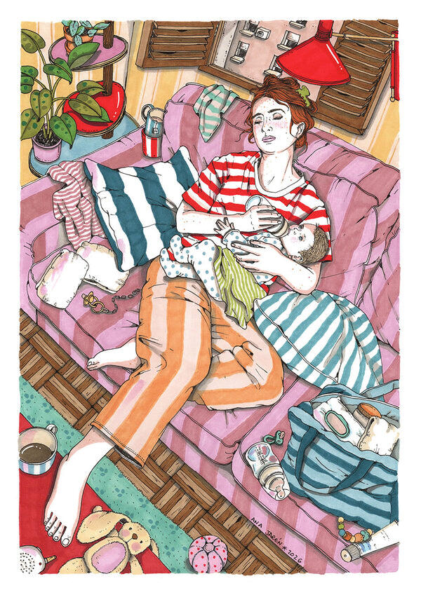 ANA JAREN STAMPA ARTISTICA  A4: Bottle Time