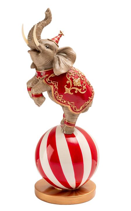 Palais Royal Figura Elefante da Circo in Equilibrio su Palla 49,5 cm