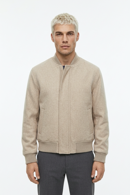 Telamira Bomber Trapuntato Crema