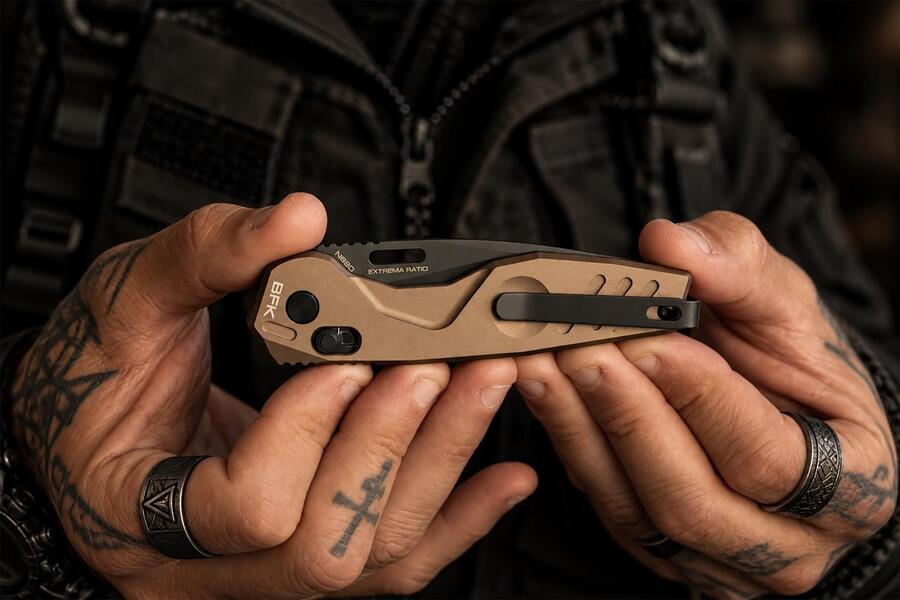 EXTREMA RATIO BFK N690 Tactical Mud – Coltello Pieghevole Tattico