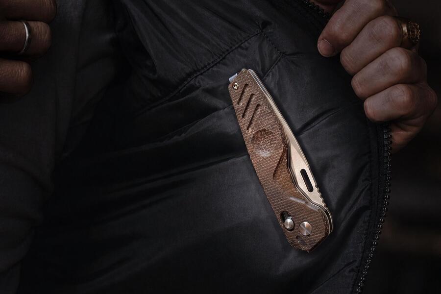 EXTREMA RATIO BFK N690 Tobacco Stone Washed – Coltello Pieghevole