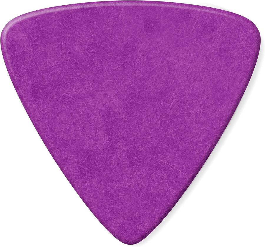 Dunlop 431P1.14 Tortex Triangolo, Viola, 1,14 Mm, Confezione Da 8 + 1 Ultex sharp 1.0 OMAGGIO