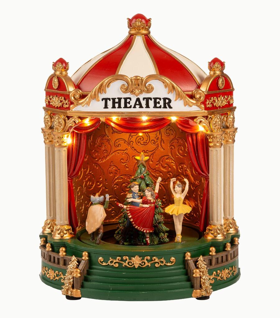 Palais Royal Carillon con Teatro delle Marionette, Luci e Musica 21x27 cm
