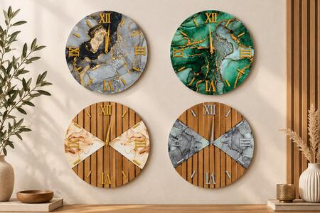 Orologi da parete artigianali di design – Eleganza, marmo e dettagli dorati