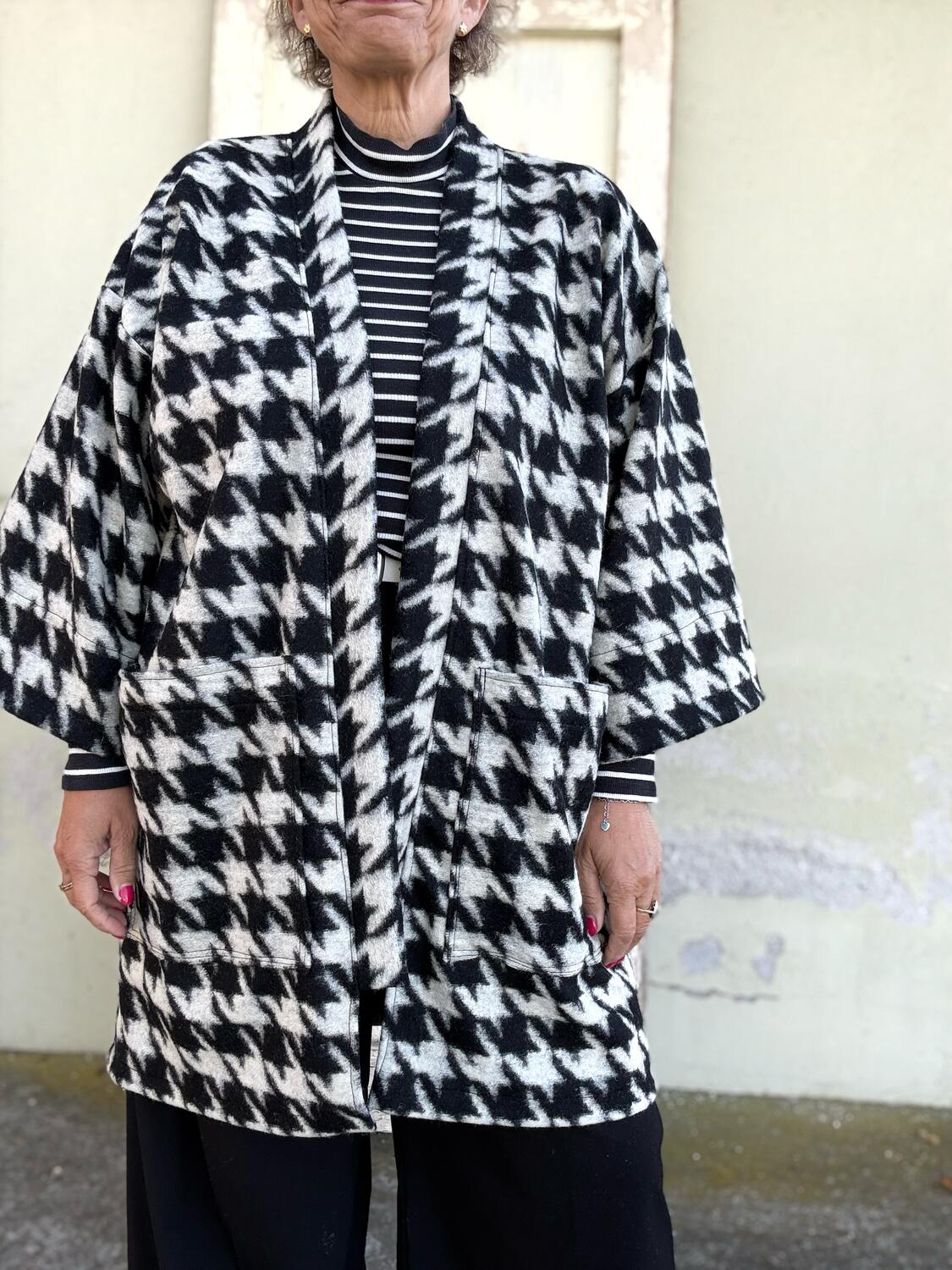 Kimono pied de poul 
