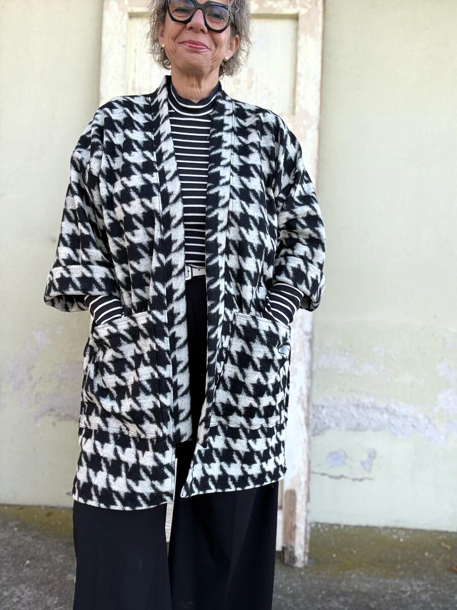 Kimono pied de poul 