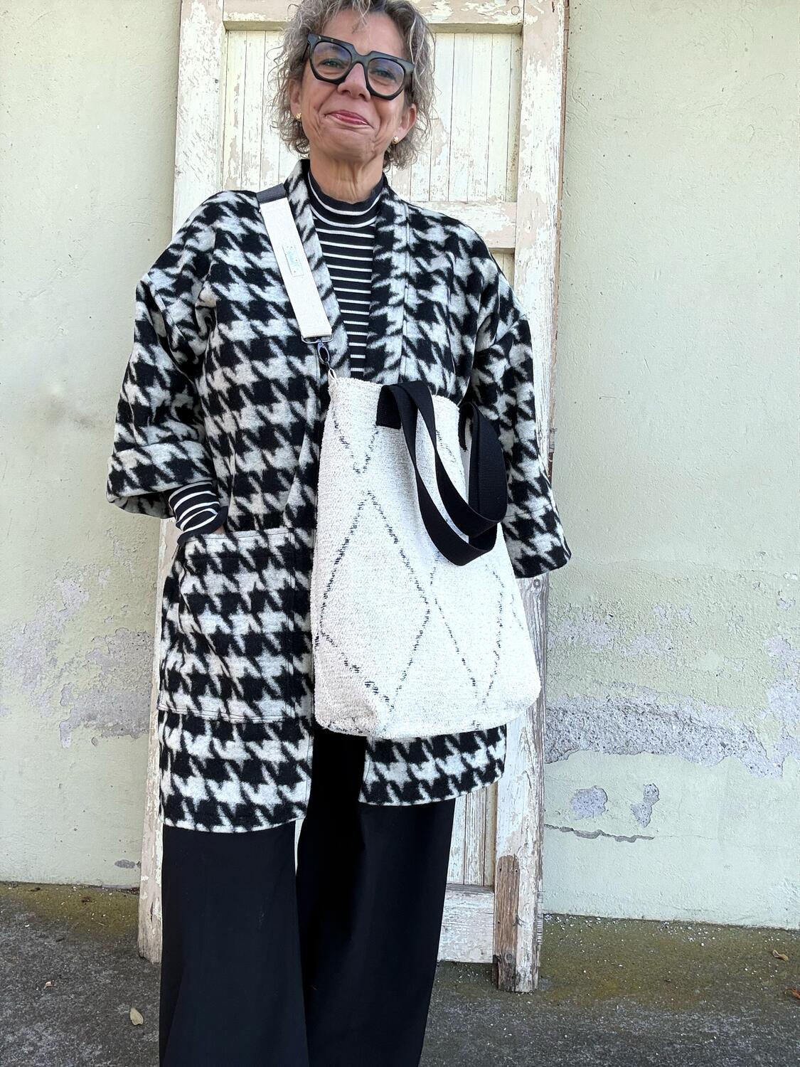 Kimono pied de poul 