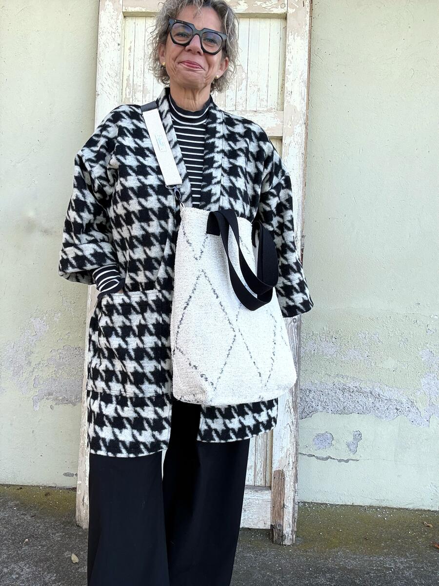 Kimono pied de poul 