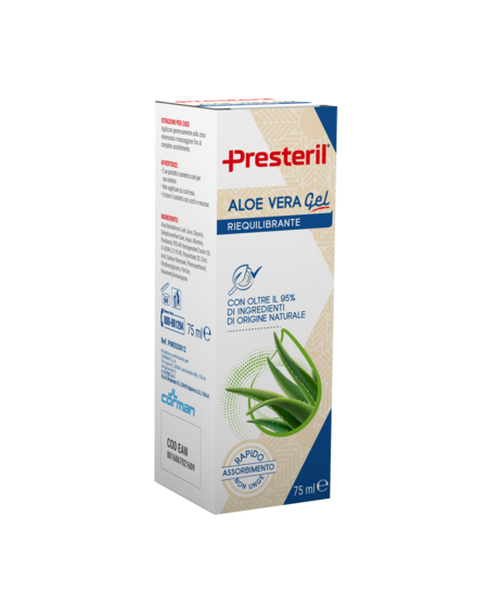 Presteril ALOE VERA Gel - EMOLLIENTE E RIEQUILIBRANTE - 75 ml